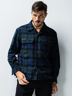HEAVY FLANNEL JK / OR1-SH-002 / チェックシャツジャケット / ネイビー (1月上旬入荷予定)