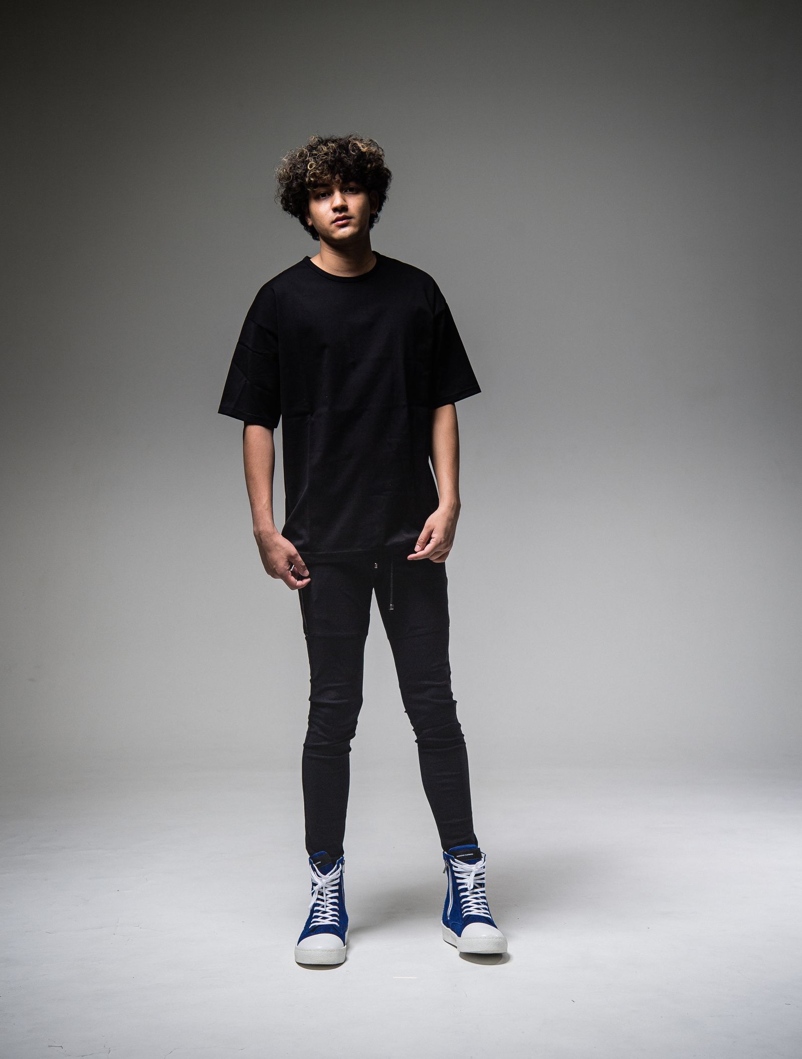 BACK ROGO LOOSE TEE / RC25-T-003 / バックロゴビッグTシャツ / ブラック※
