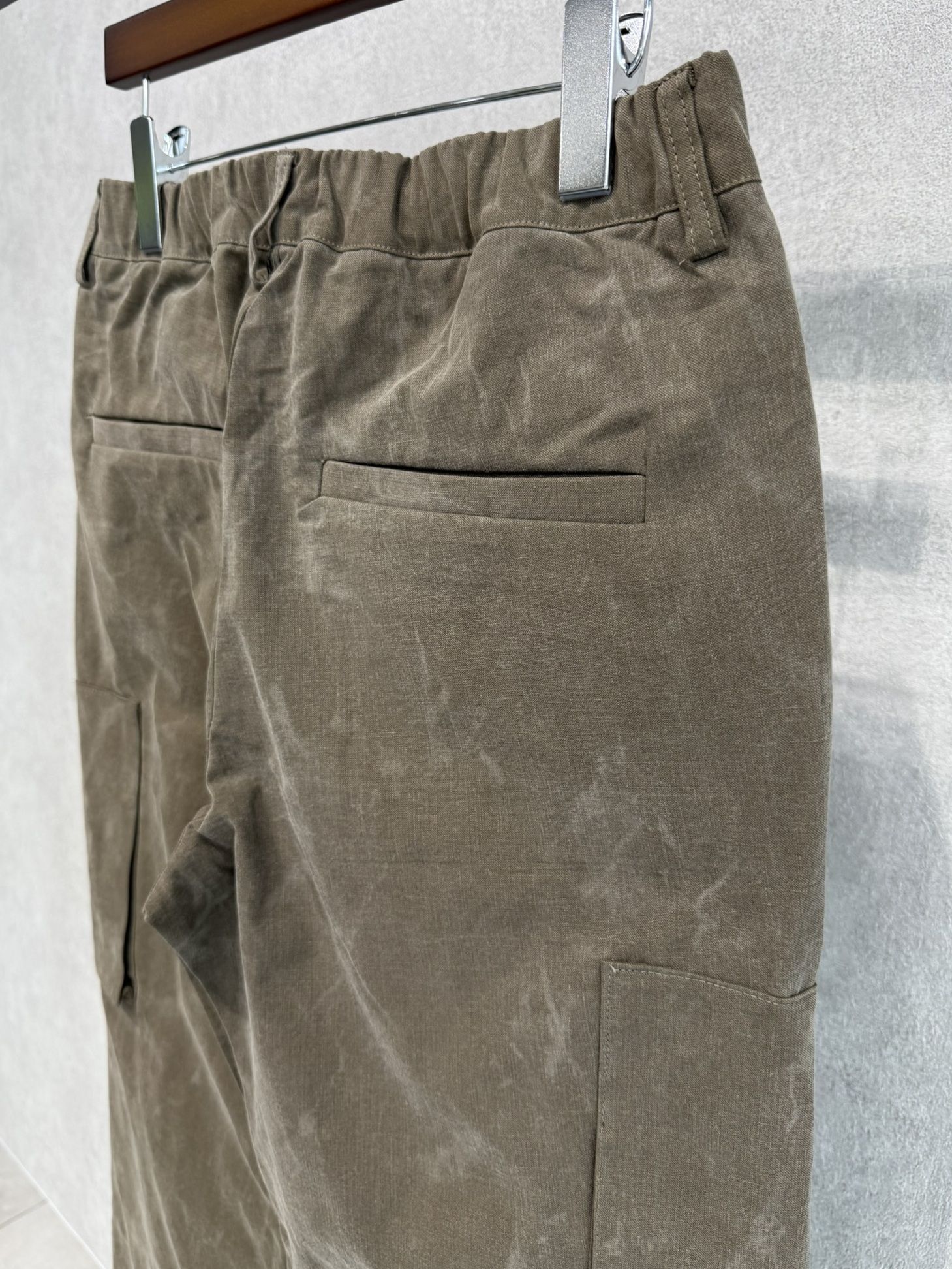 DAVID CARGO PANTS / RC37-ST-040 / ミリタリーワイドカーゴパンツ / ヴィンテージカーキ