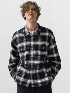 OLD SLABL CHECK JK / RC42-JK-005 / チェックCPOジャケット / ブラック (12月下旬入荷予定)
