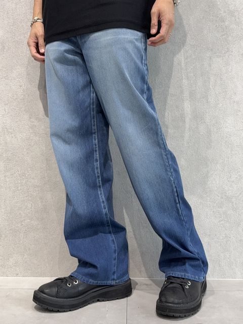 KING DENIM JERSEY / RC37-ST-005 / デニムジャージ バギーワイドパンツ / ライトインディゴ