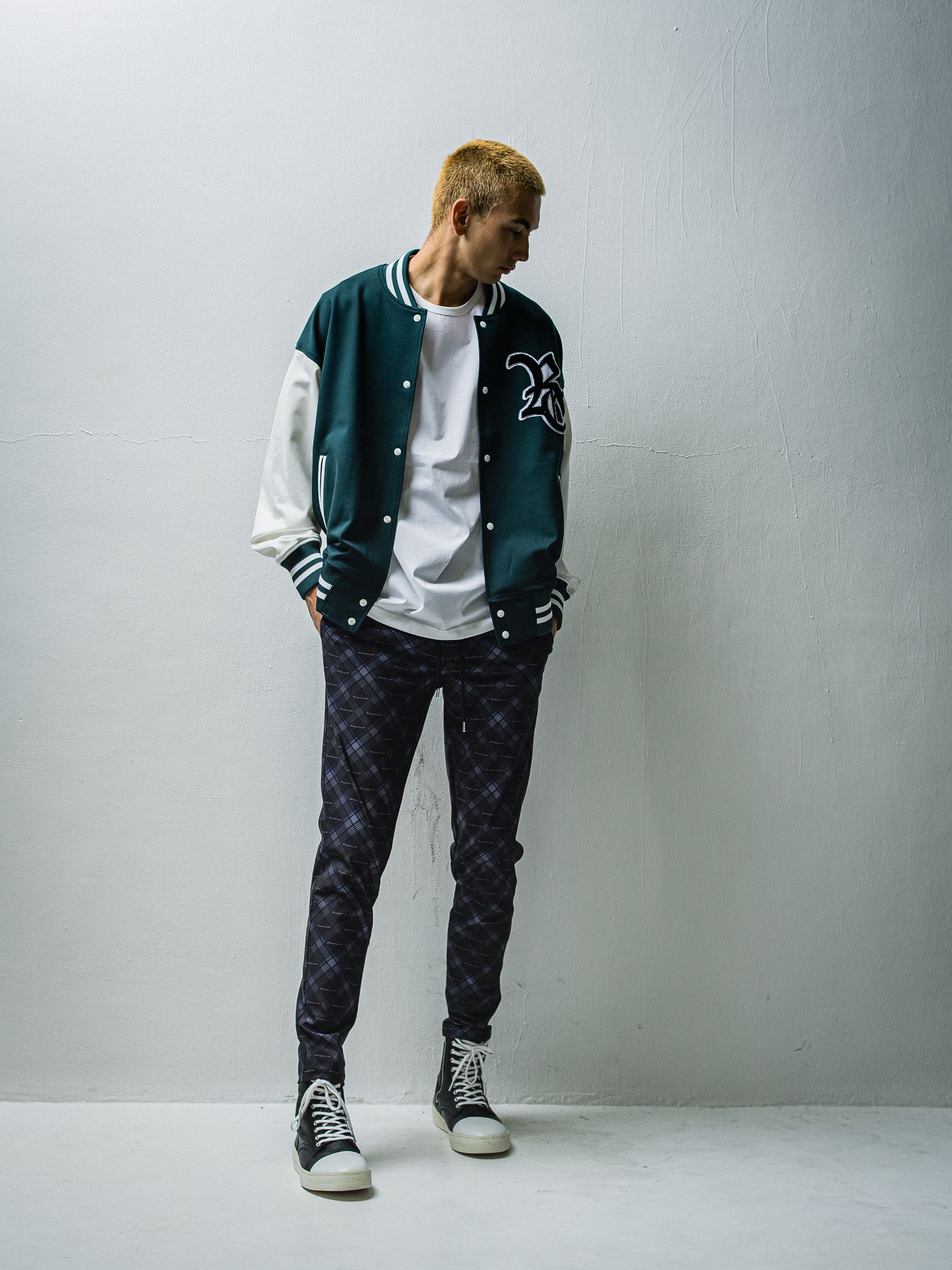 CHRIS EASY PANTS / RC27-ST-016 / チェックイージーパンツ / チェックブラック