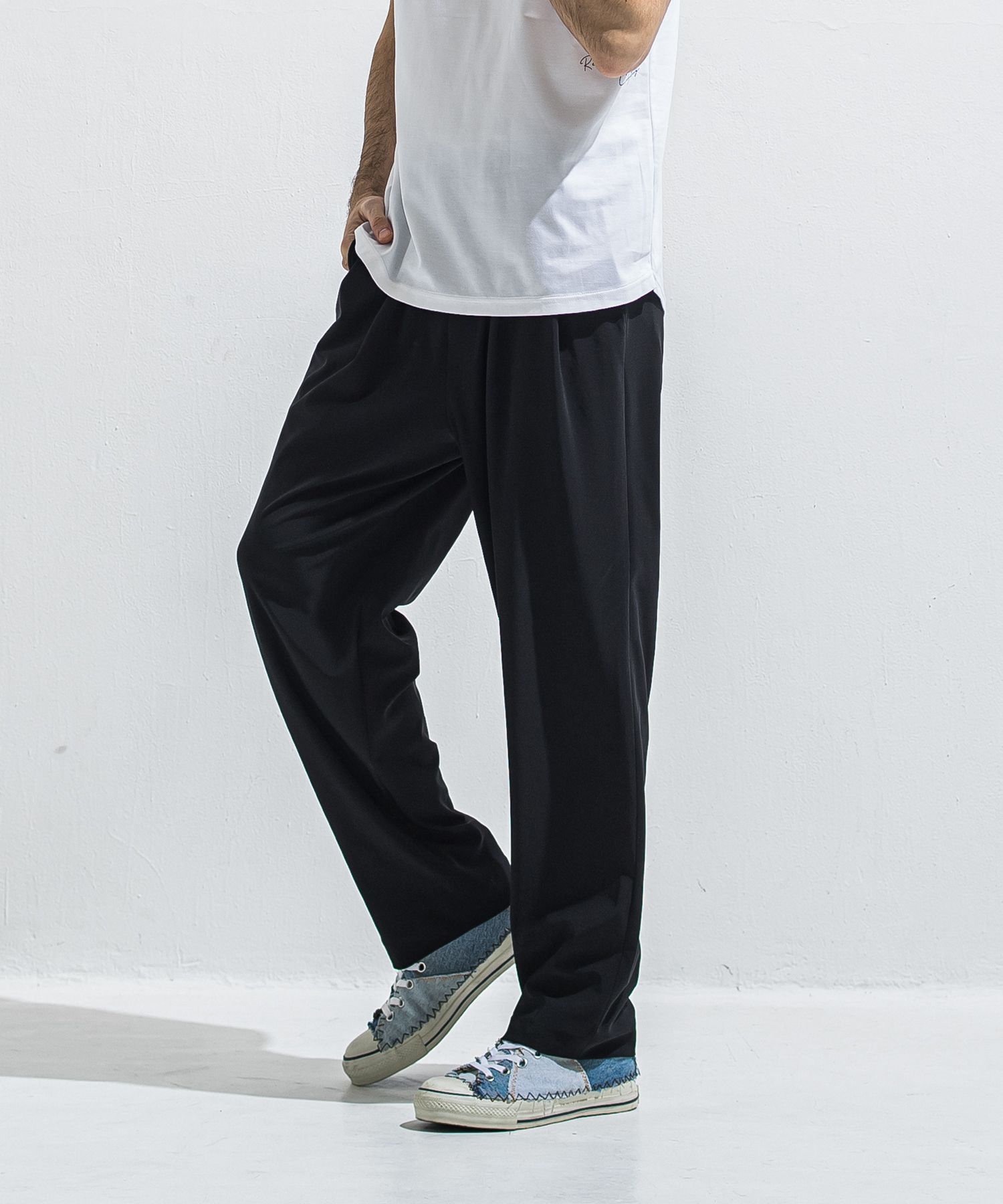 BEN PANTS / RC40-ST-038 / スーパーワイドパンツ / ブラック (5月中旬入荷予定)