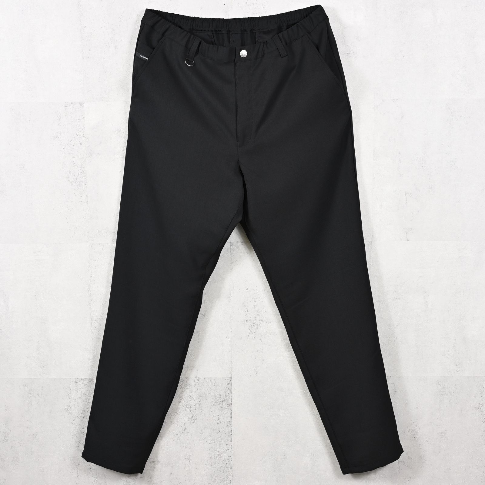 PAT WIDE EASY PANTS / RC40-ST-036BN / ワイドテーパードパンツ / ツイルブラック (4月中旬入荷予定)
