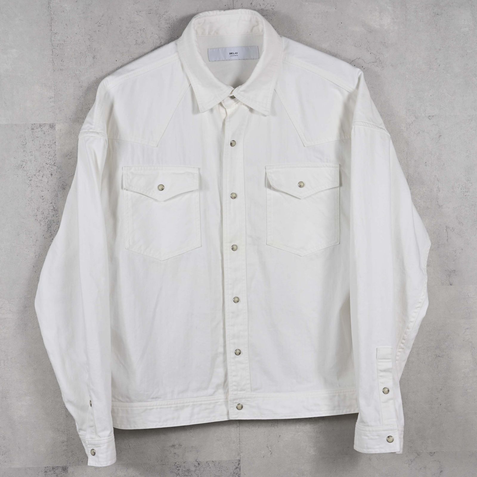 WESTAN JK / DP1-JK-004 / ウエスタンシャツジャケット / ホワイト (3月中旬入荷予定)