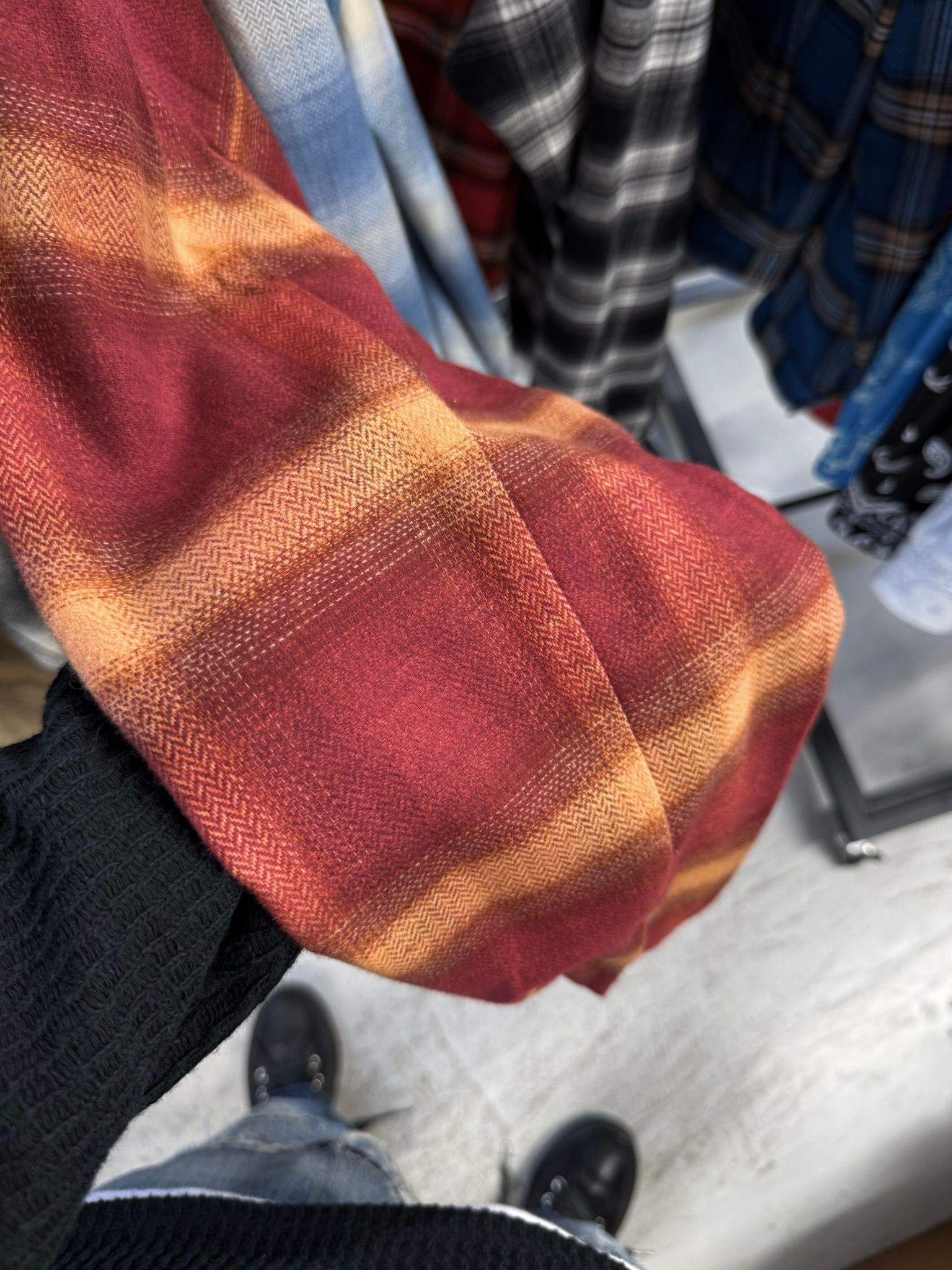 FLANNEL CHECK JK / RC41-JK-006 / フランネルチェックCPOジャケット / レッド (8月下旬入荷予定)