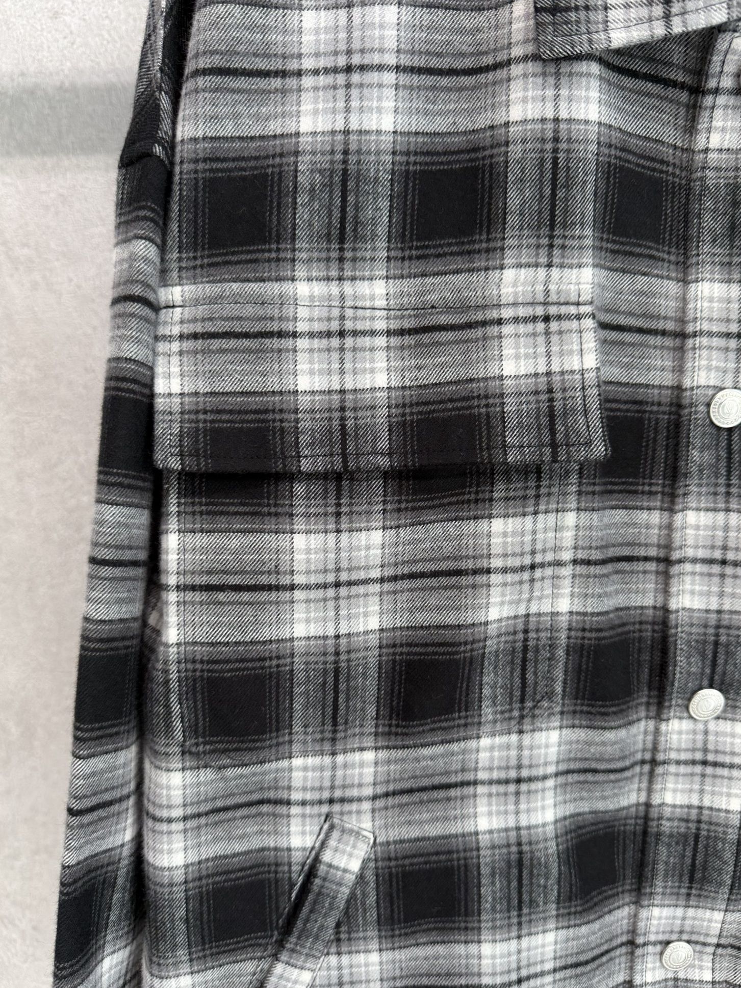 CHECK SHIRT JACKET / RC41-SH-003 / チェックシャツジャケット / ブラック