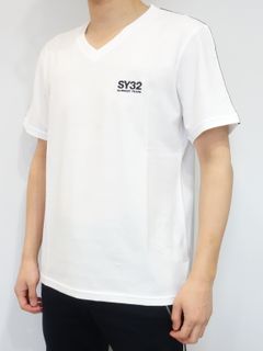 V NECK LOGO TAPE TEE / 11452 / プリントTシャツ