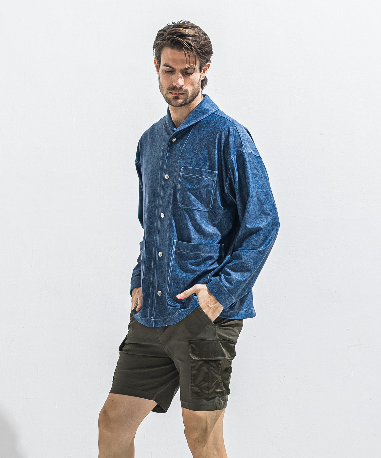 RUSH CAVER ALL / RC40-JK-002 / ラッシュガードカバーオール / ダークインディゴ (5月中旬入荷予定)