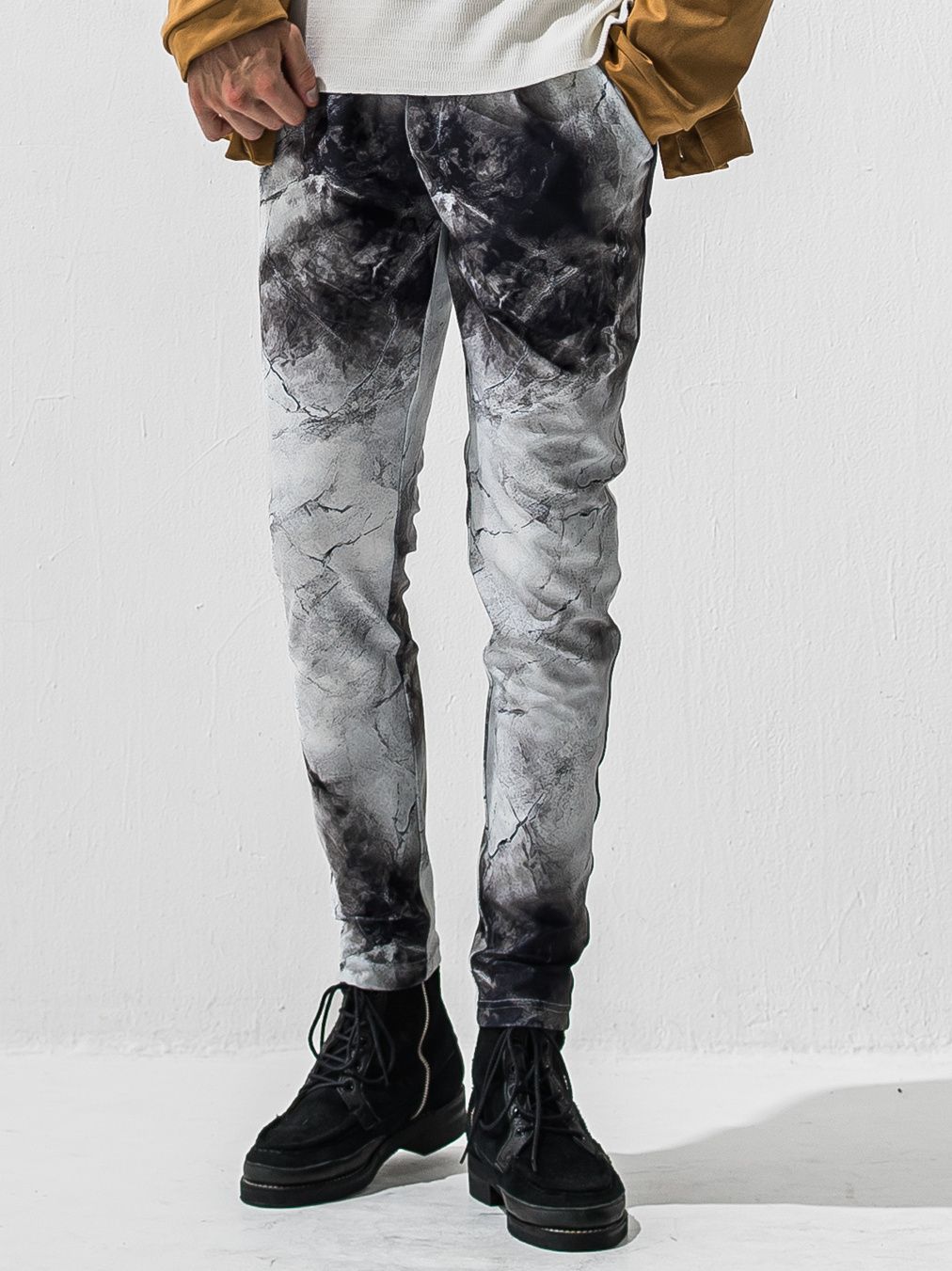 CHRIS EASY TUCK PANTS / RC42-ST-016T / イージータックパンツ / マーブルホワイト (1月上旬入荷予定)