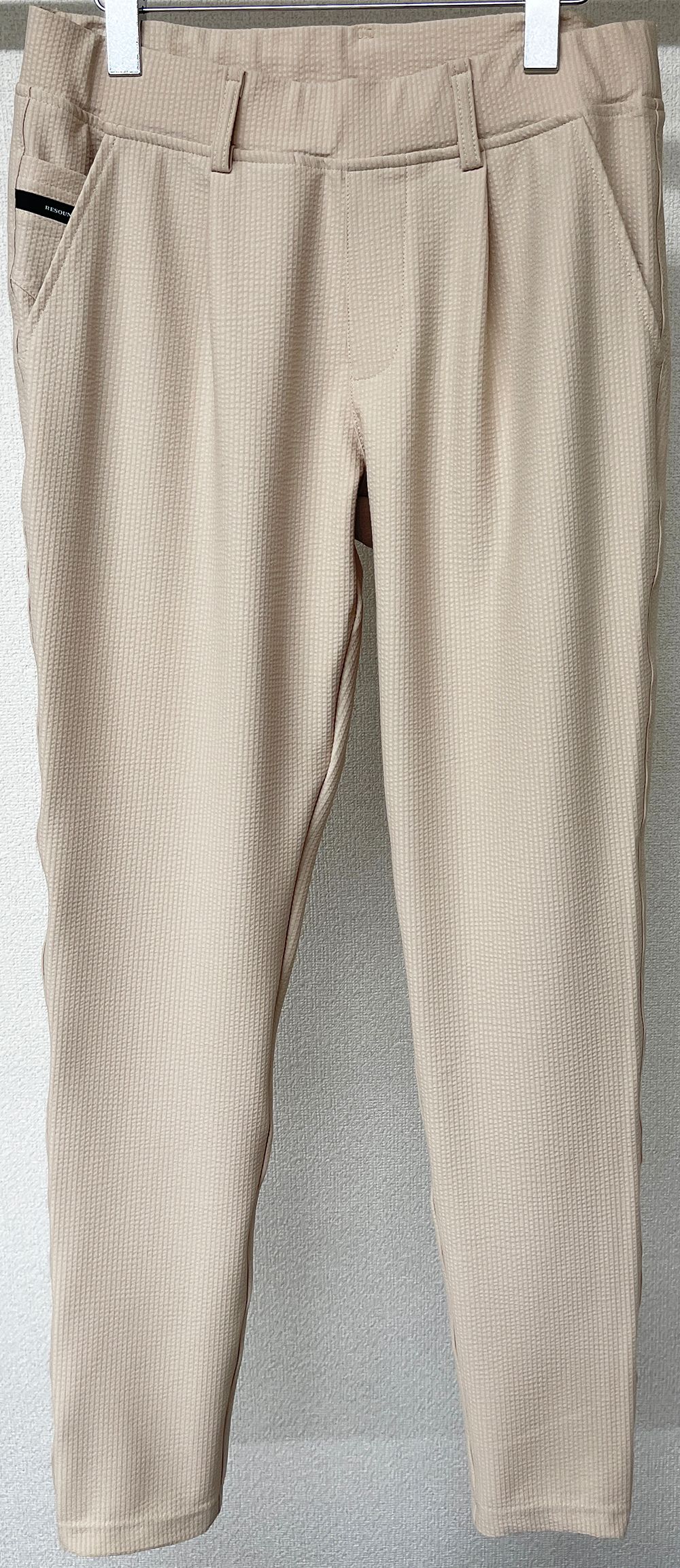 CHRIS EASY TUCK PANTS / RC27-ST-016T / シアサッカーイージータックパンツ / ベージュ