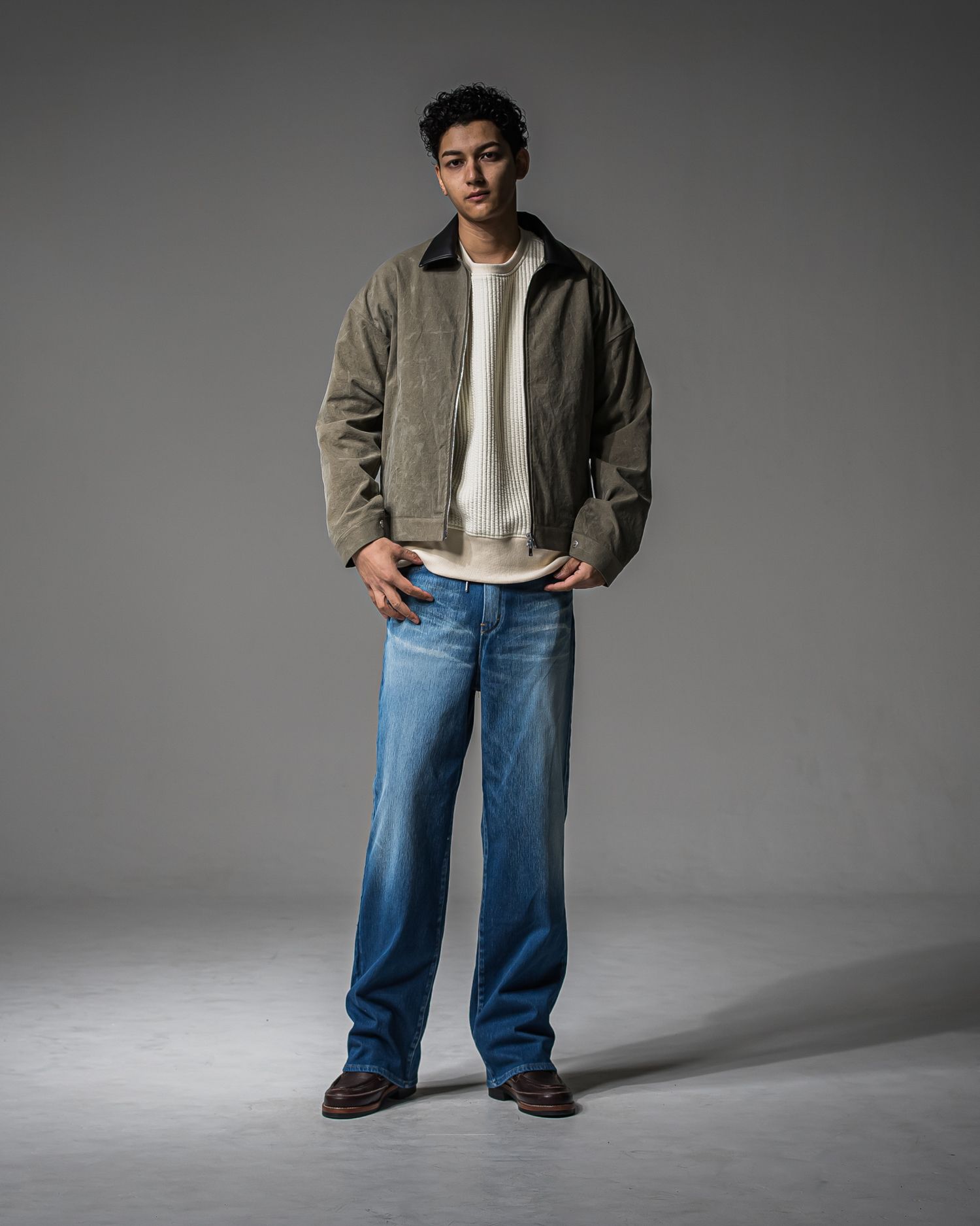 KING DENIM JERSEY / RC37-ST-005 / デニムジャージ バギーワイドパンツ / ライトインディゴ