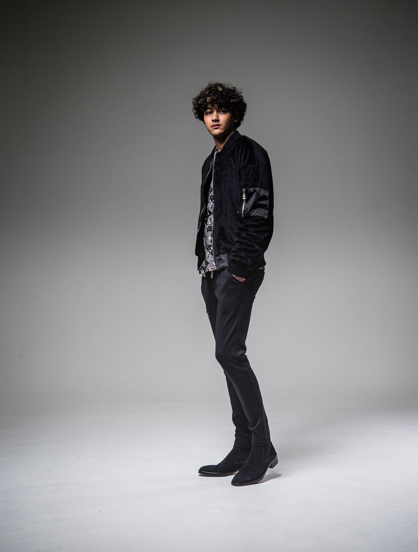CHRIS EASY PANTS / RC25-ST-016 / イージーパンツ / ブラック