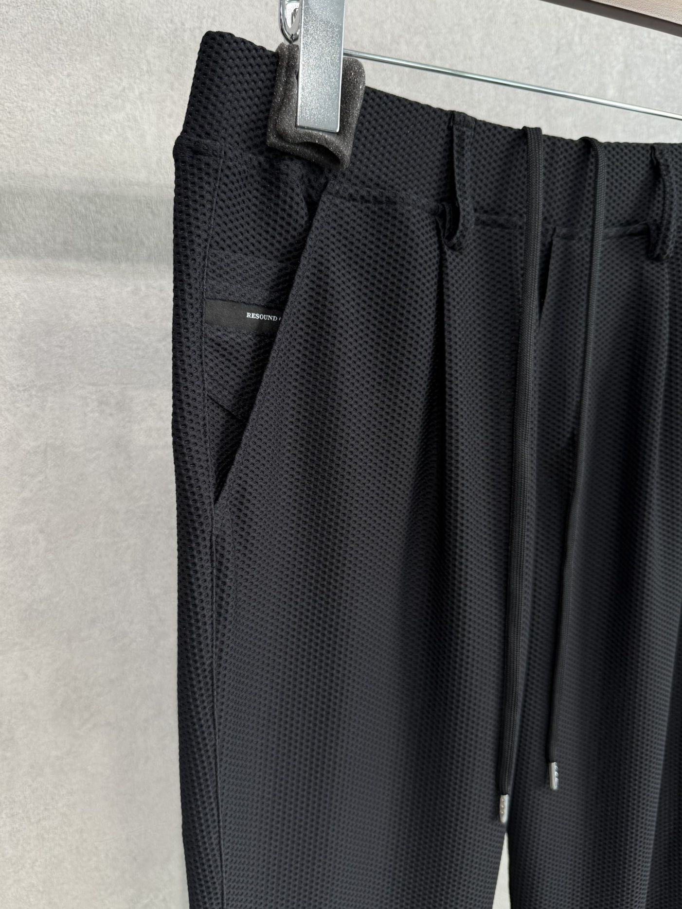 CHRIS EASY TUCK PANTS / RC40-ST-016T / イージータックパンツ / メッシュブラック