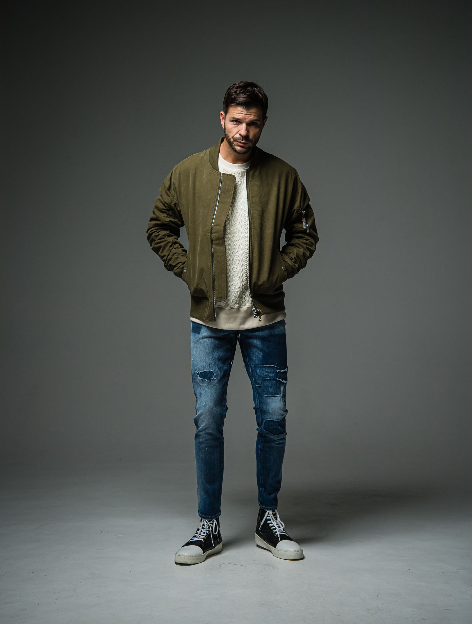 MICK DENIM JERSEY / RC29-ST-020 / デニムジャージテーパードパンツ / インディゴユーズド