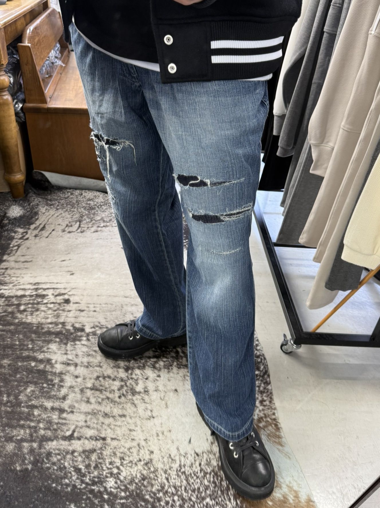 WK PT / RC41-ST-042 / ワンタックワークデニムパンツ / インディゴリメイク (8月中旬入荷予定)