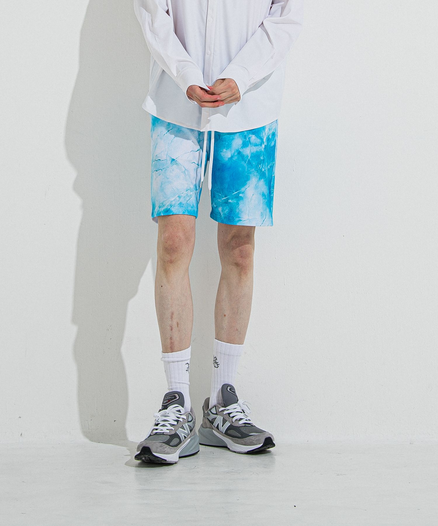 RUSH SHORTS / RC36-HP-003 / ラッシュガードショーツ / マーブルブルー