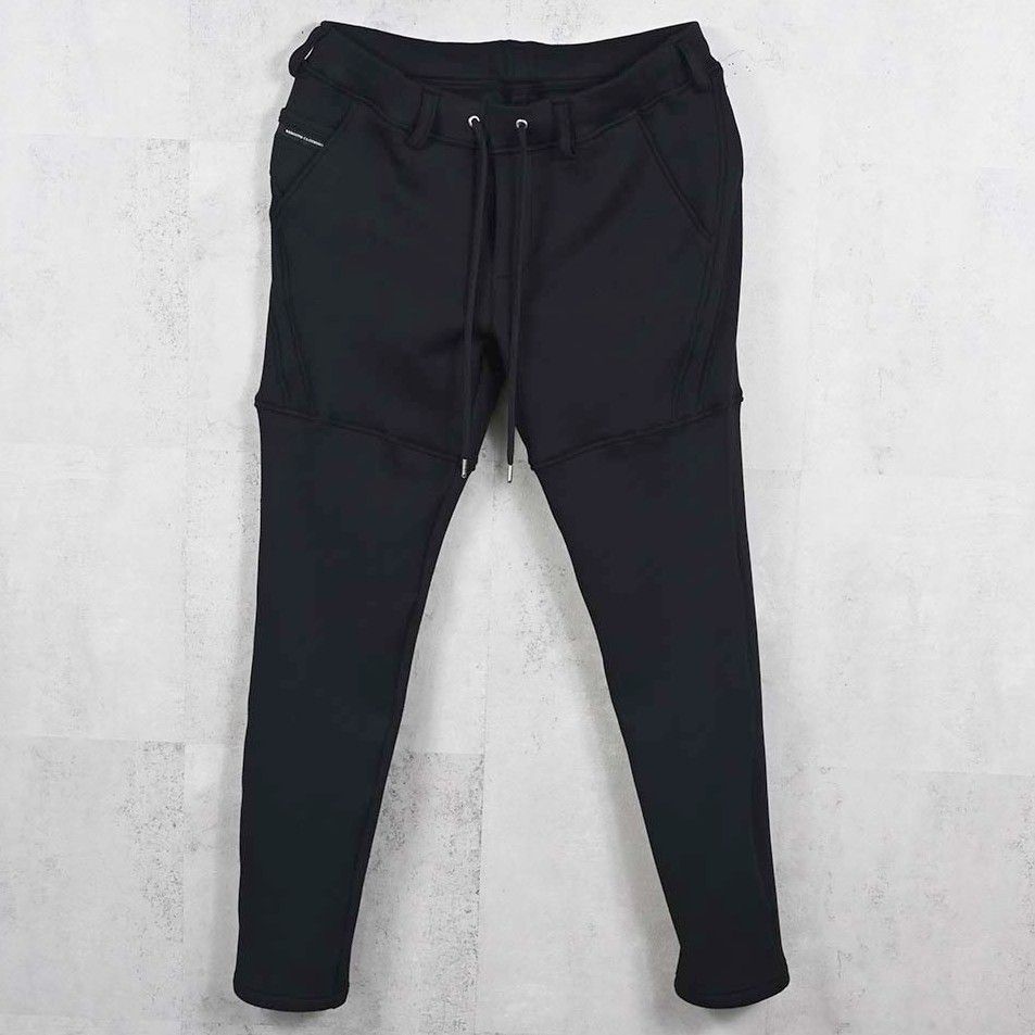 VELOURS FLEECE TYLER PANTS / RC38-ST-026H / 裏起毛スウェットラインパンツ / ブラック (11月中旬入荷予定)