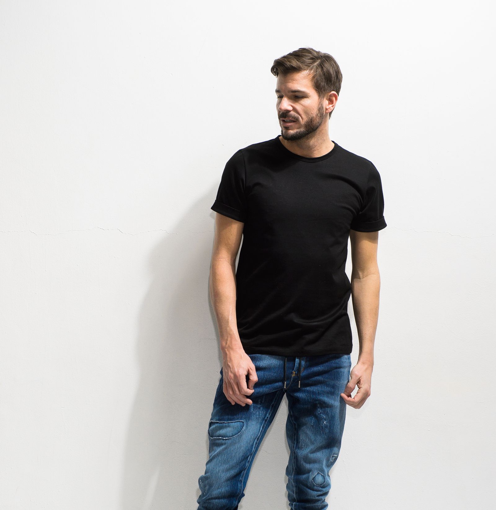 ROLL UP JERSEY TEE / RC20-T-001 / 無地Tシャツ