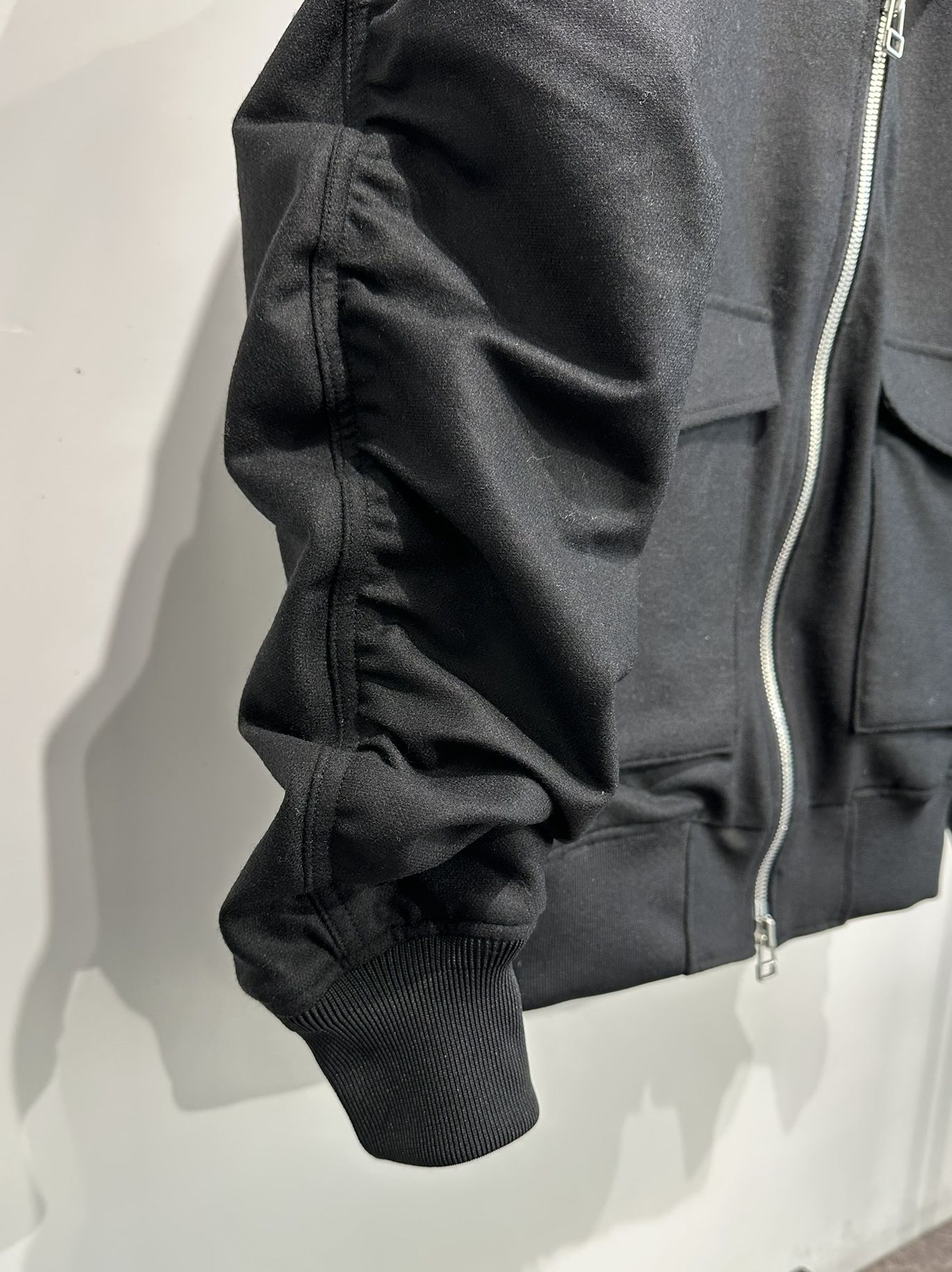AG WOOL FLIGHT JK / RC34-JK-006 / ウールミリタリージャケット / ブラック