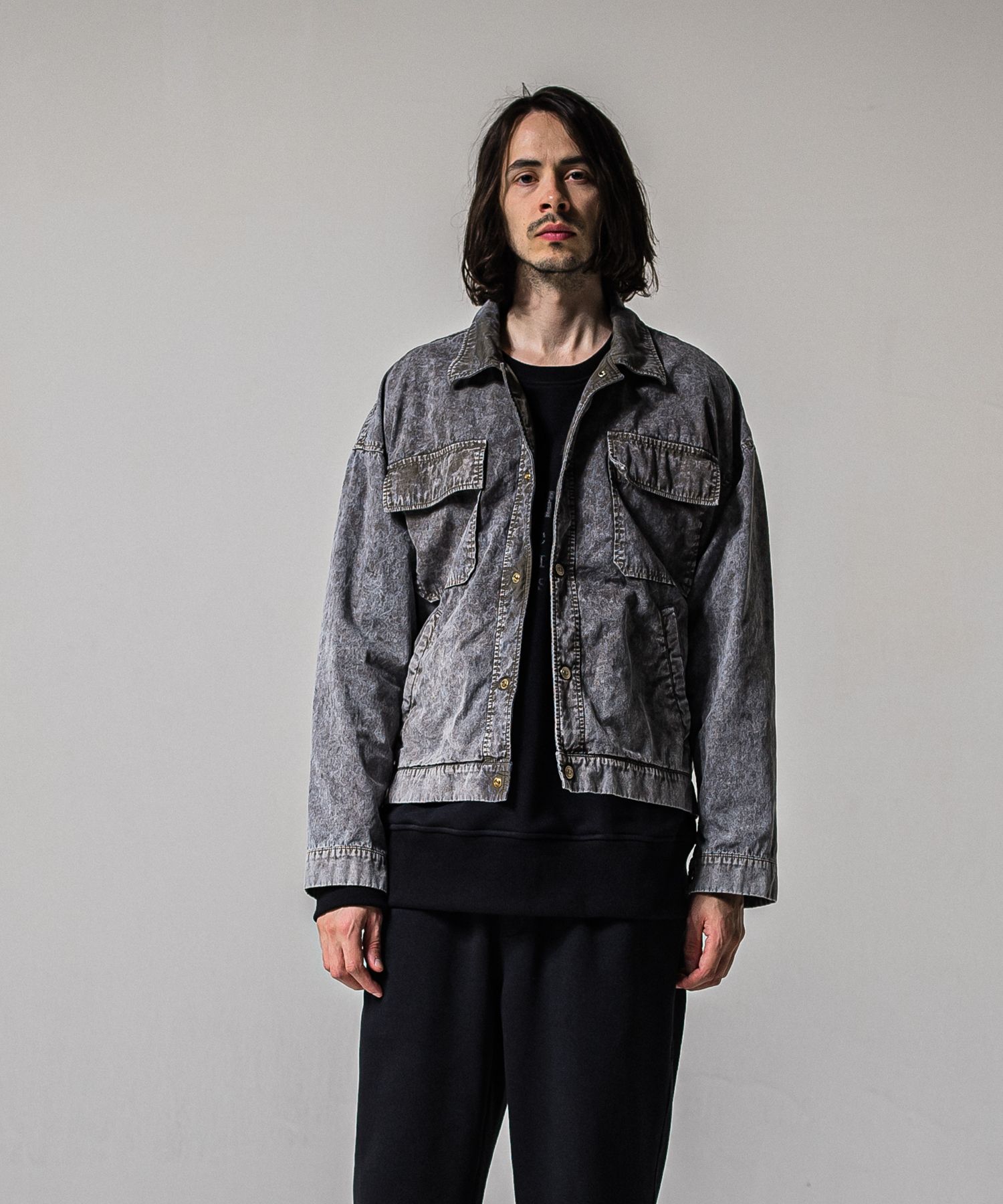 FIELD SHIRT JK / RC39-SH-004 / ミリタリーシャツジャケット / カーキ (2月中旬入荷予定)