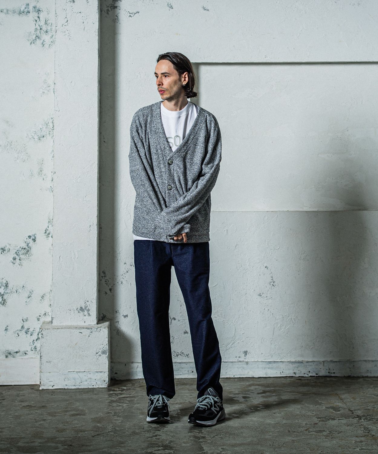 EX DENIM JERSEY WIDE PT / RC35-ST-016WTD / デニムジャージワイドパンツ / インディゴワンウォッシュ