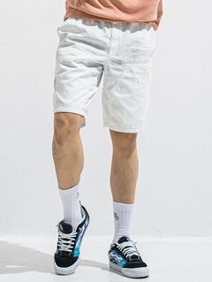 DOUBLE KNEE SHORTS / RC40-HP-007 / ダブルニーデニムハーフパンツ / ホワイト (6月上旬入荷予定)