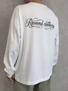 PIN ST RC OVER LONGSLEEVE TEE / RC41-T-003 / オーバーサイズ長袖バックロゴTシャツ / ホワイト