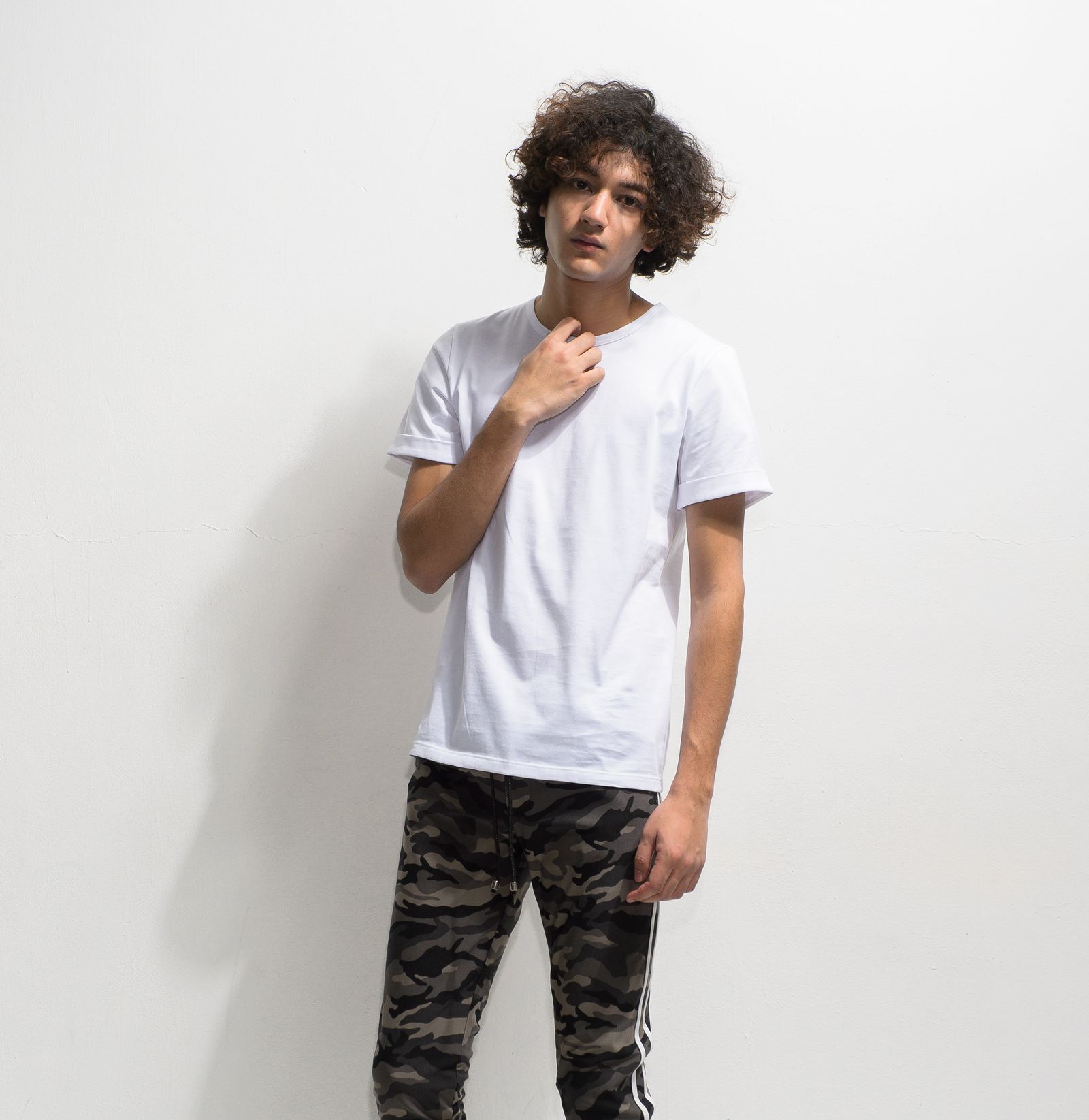 ROLL UP JERSEY TEE / RC20-T-001 / 無地Tシャツ