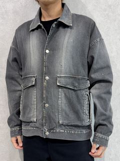 LDENIM AG FLIGHT JACKET / RC37-JK-001 / デニムフライトジャケット / ブラックユーズド