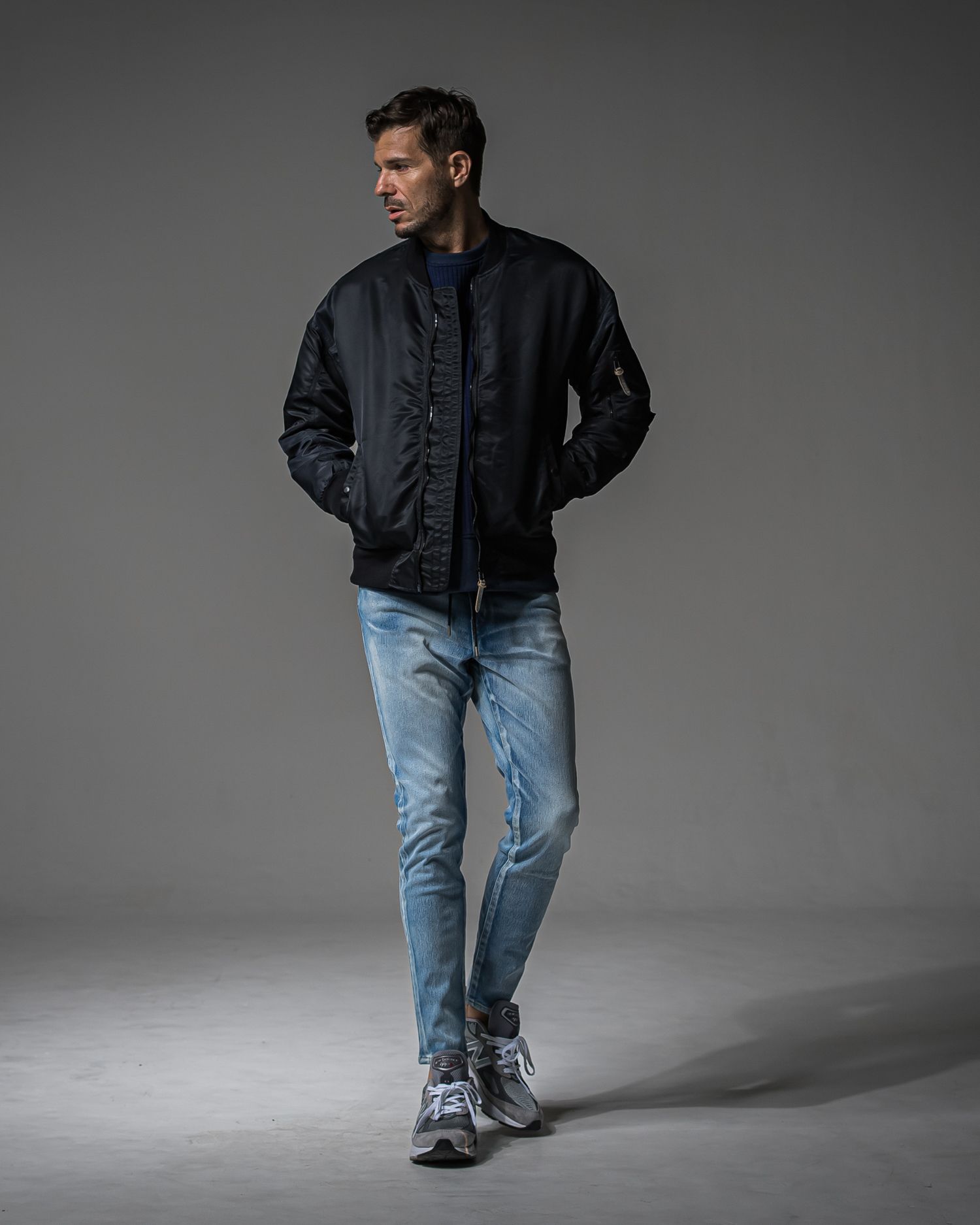 MICK DENIM JERSEY / RC37-ST-020 / デニムジャージテーパードパンツ / ライトインディゴ (9月上旬入荷予定)