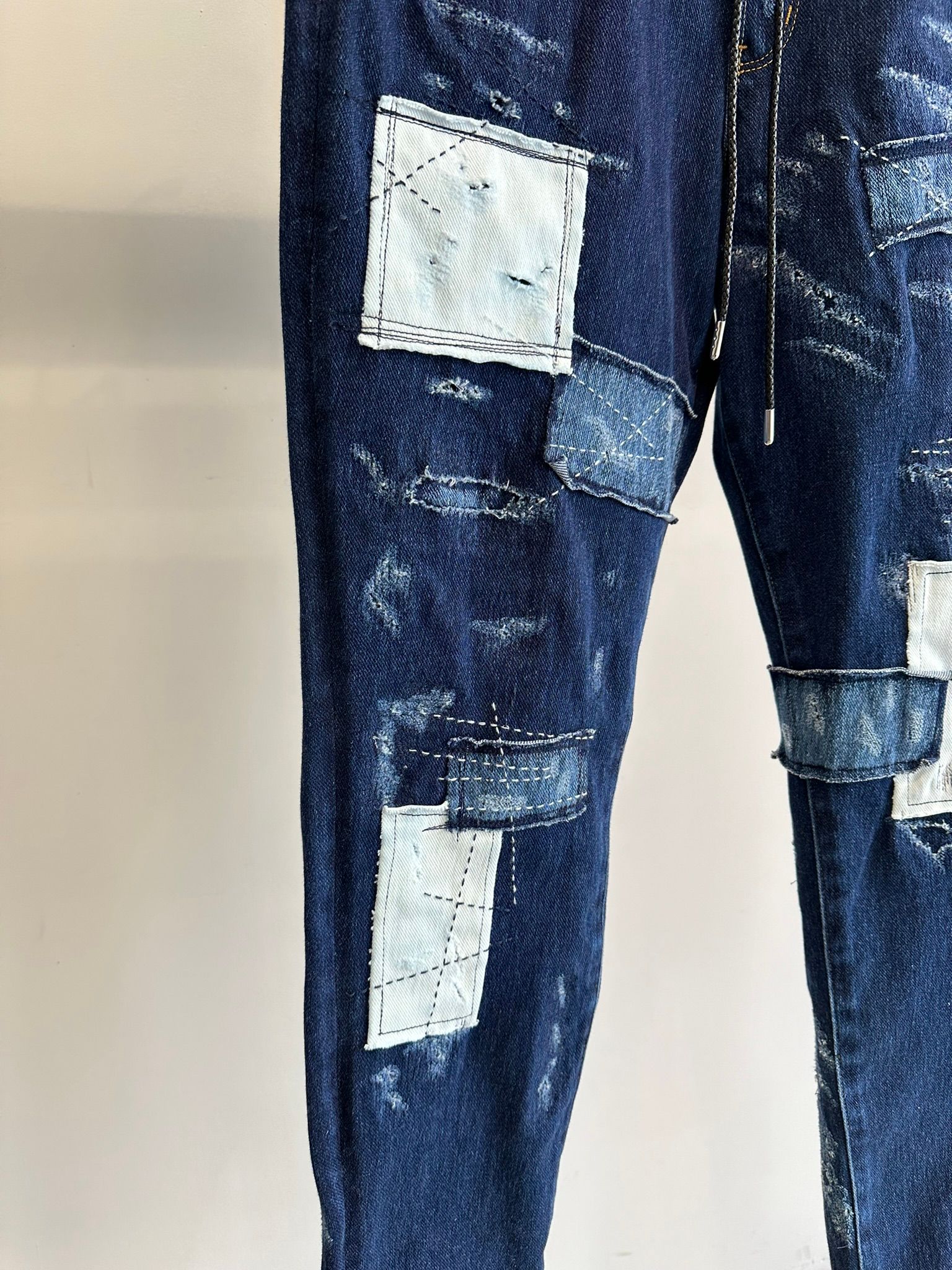 MICK DENIM JERSEY / RC31-ST-020 / デニムジャージテーパードパンツ / インディゴリメイク