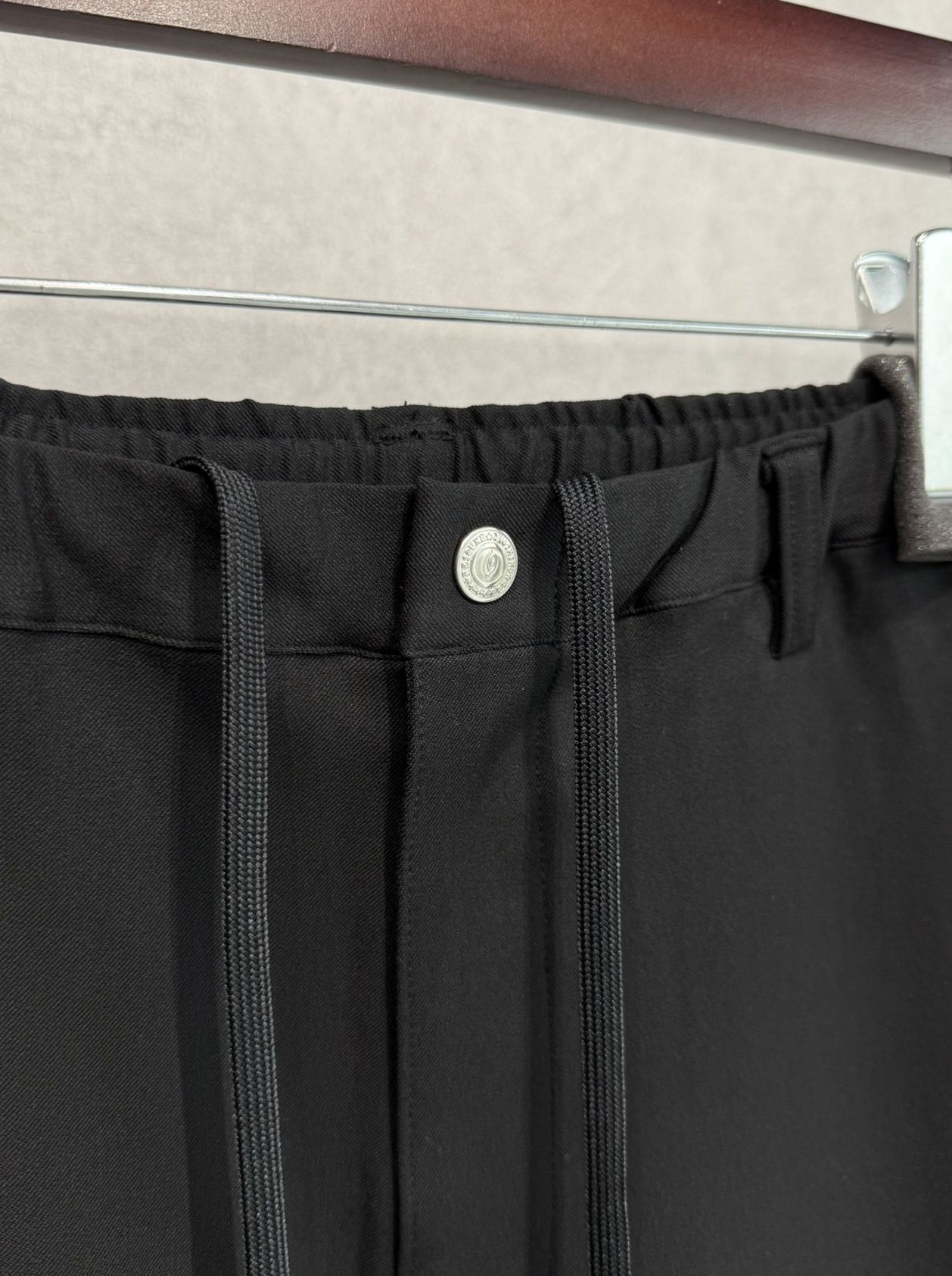 PAT WIDE EASY PANTS / RC38-ST-036BN / ワイドテーパードパンツ / ブラック (1月上旬入荷予定)