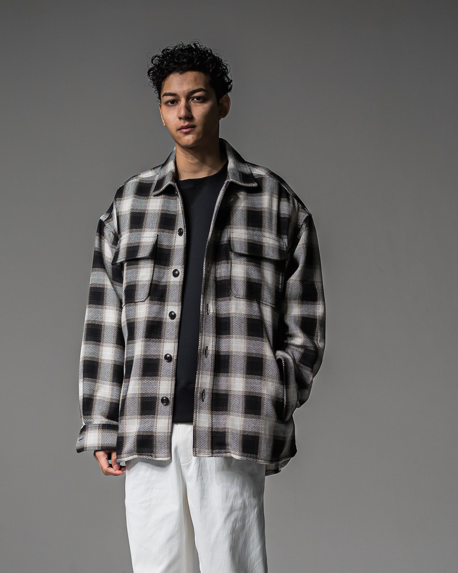 CPO SHIRTS JK / RC37-JK-004 / CPOチェックシャツジャケット / ブラックチェック (9月中旬入荷予定)