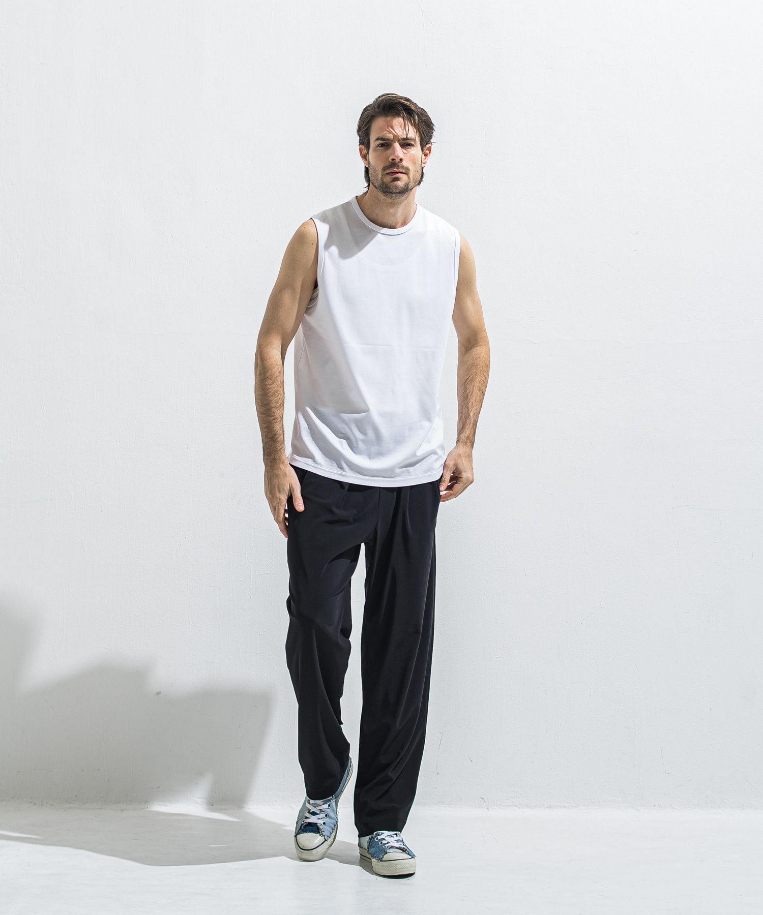 BEN PANTS / RC40-ST-038 / スーパーワイドパンツ / ブラック (5月中旬入荷予定)