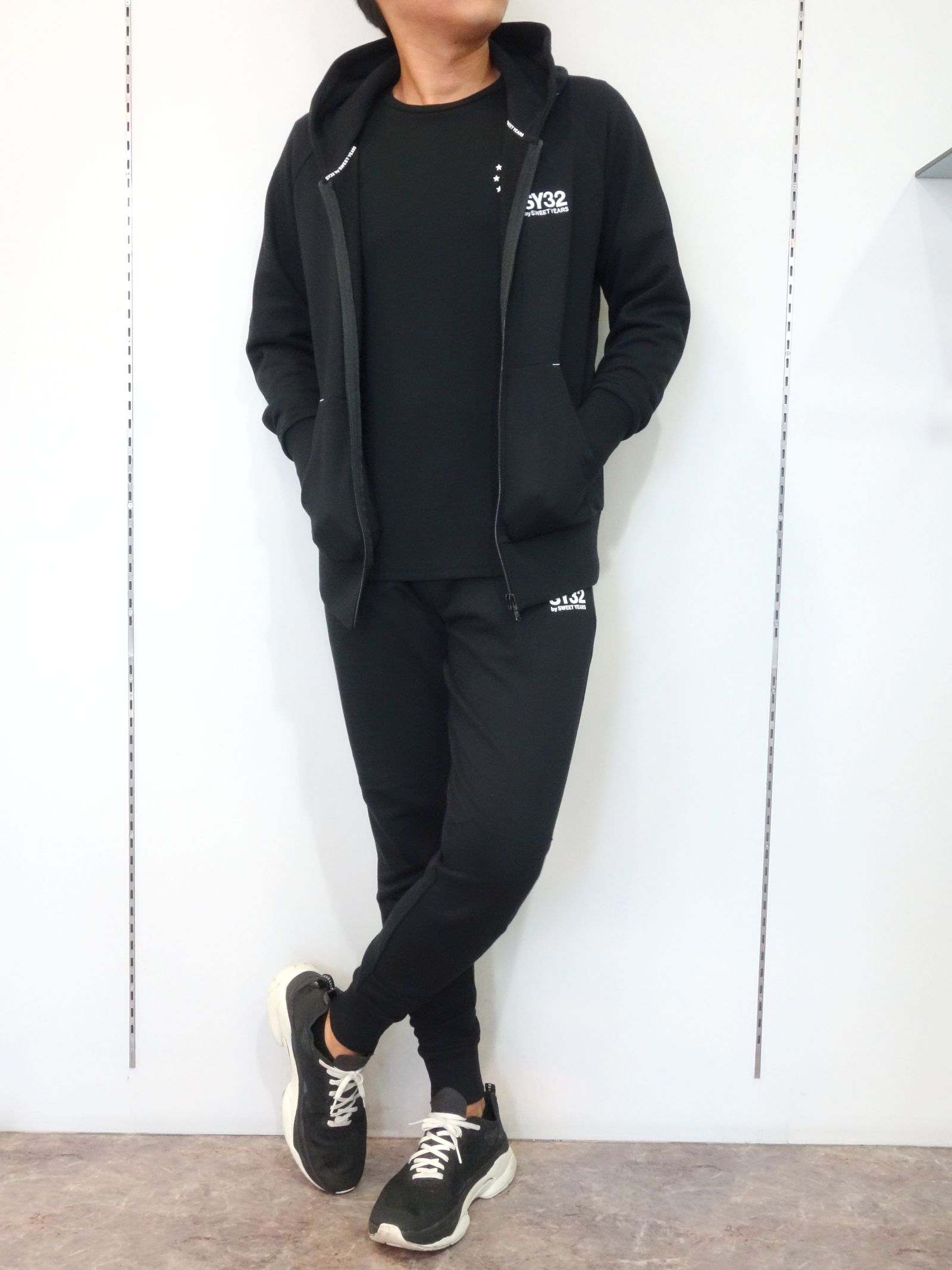 SY32 by SWEET YEARS - BASIC ZIP SWEAT SETUP / TNS1703_2,TNS1706 ...