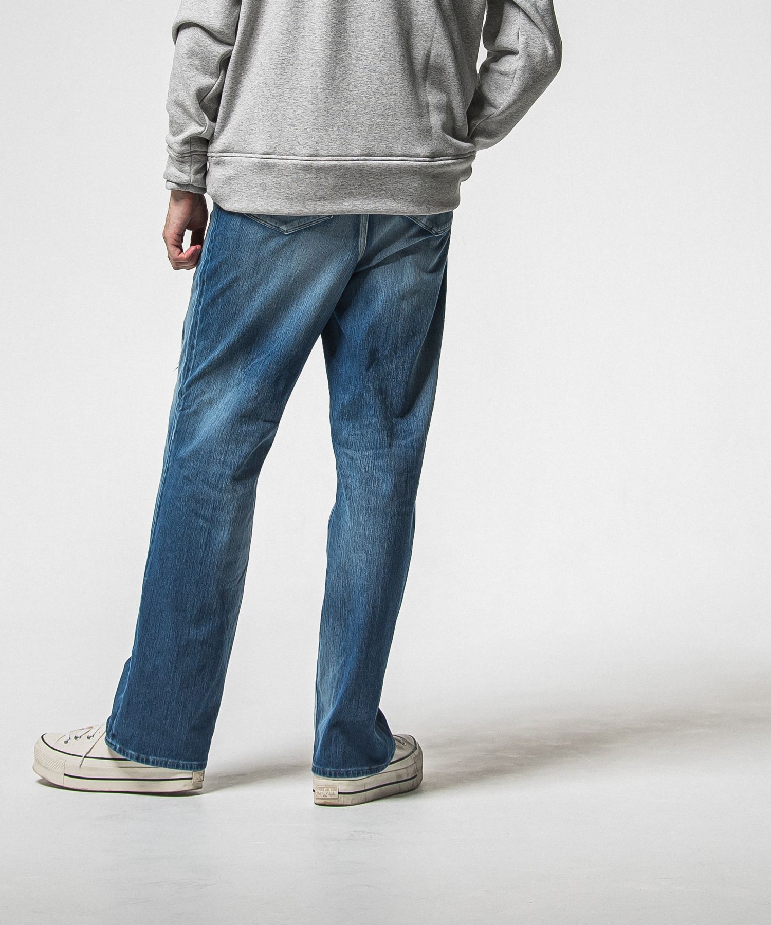 KING DENIM JERSEY / RC38-ST-005 / デニムジャージバギーワイドパンツ / インディゴクラッシュ (12月中旬入荷予定)