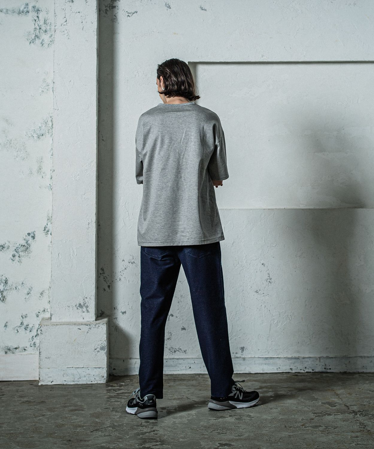 EX DENIM JERSEY WIDE PT / RC35-ST-016WTD / デニムジャージワイドパンツ / インディゴワンウォッシュ