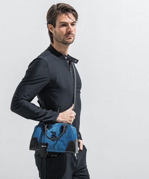 DENIM MINI BOSTON BAG / RC40-BAG-002RD / デニムミニボストンショルダーバッグ / デニム (5月中旬入荷予定)