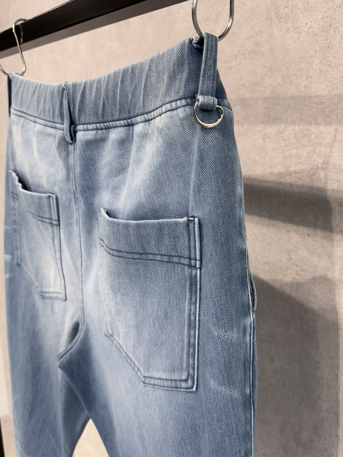 DENIM JERSEY CHRIS EASY TUCK PT / RC36-ST-016TD / ライトオンスデニムジャージイージータックパンツ / ライトインディゴ