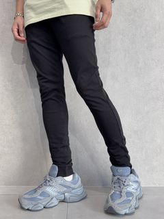 DENIM JERSEY CHRIS EASY TUCK PT / RC36-ST-016TD / ライトオンスデニムジャージイージータックパンツ / ブラック