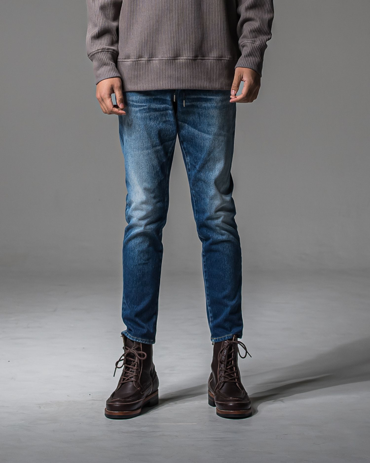 MICK DENIM JERSEY / RC37-ST-020 / デニムジャージテーパードパンツ / ダークインディゴ (9月上旬入荷予定)