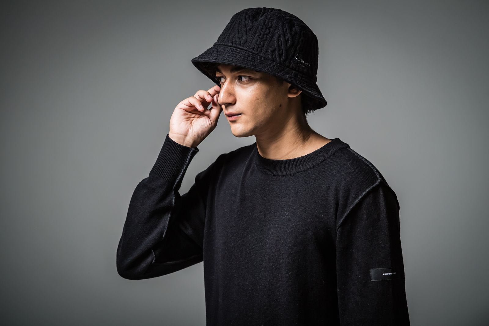 ROPE SWEAT BUCKET HAT / RC30-CAP-003 / バケットハット / ブラック