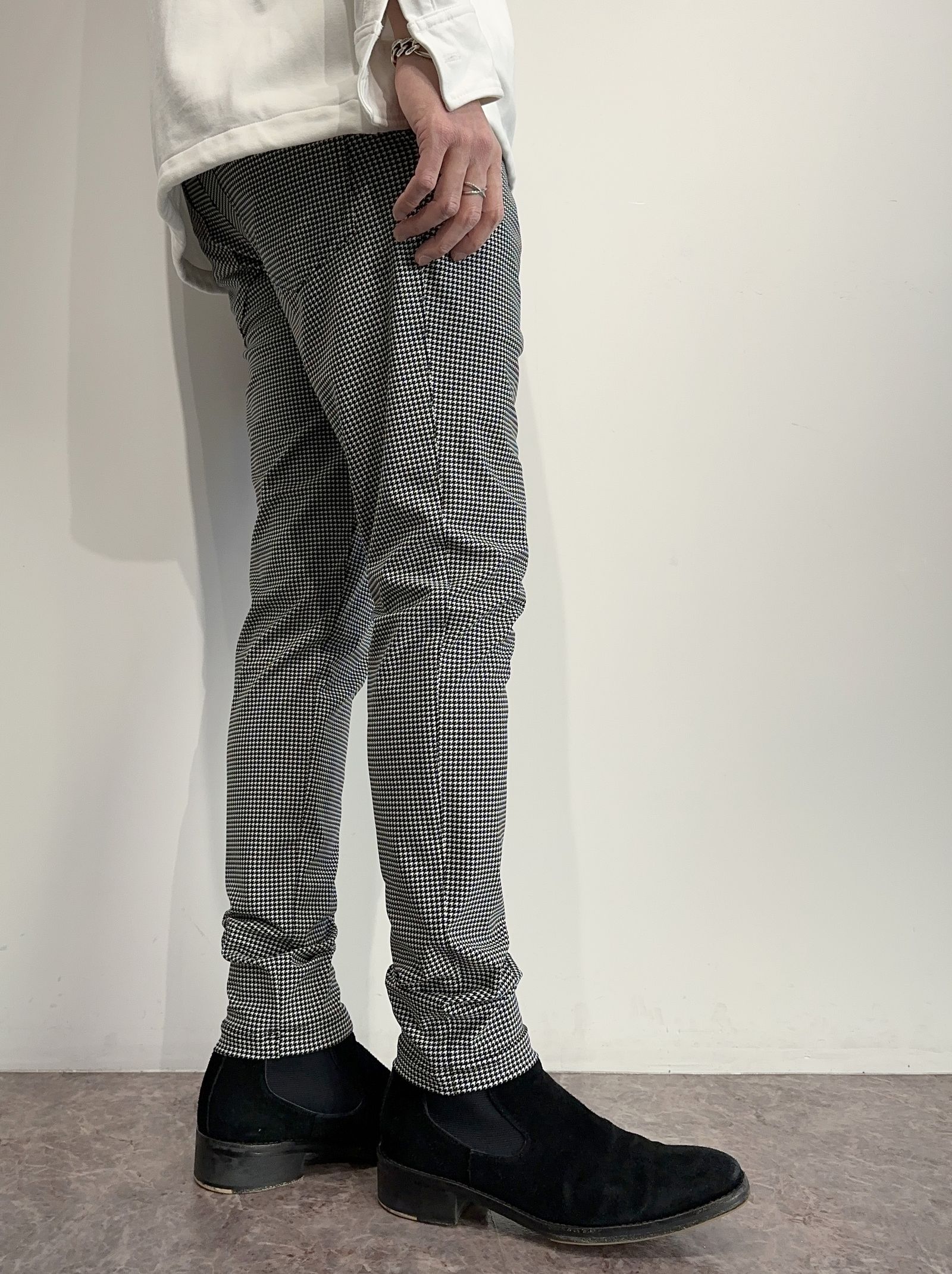 CHRIS EASY TUCK PANTS / RC35-ST-016T / イージータックパンツ / 千鳥柄