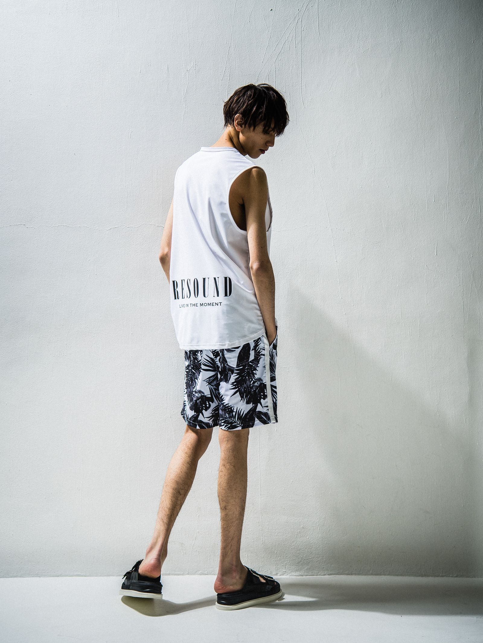 LEAF RUSH SHORTS / RC24-HP-003 / ラッシュガードハーフパンツ ※