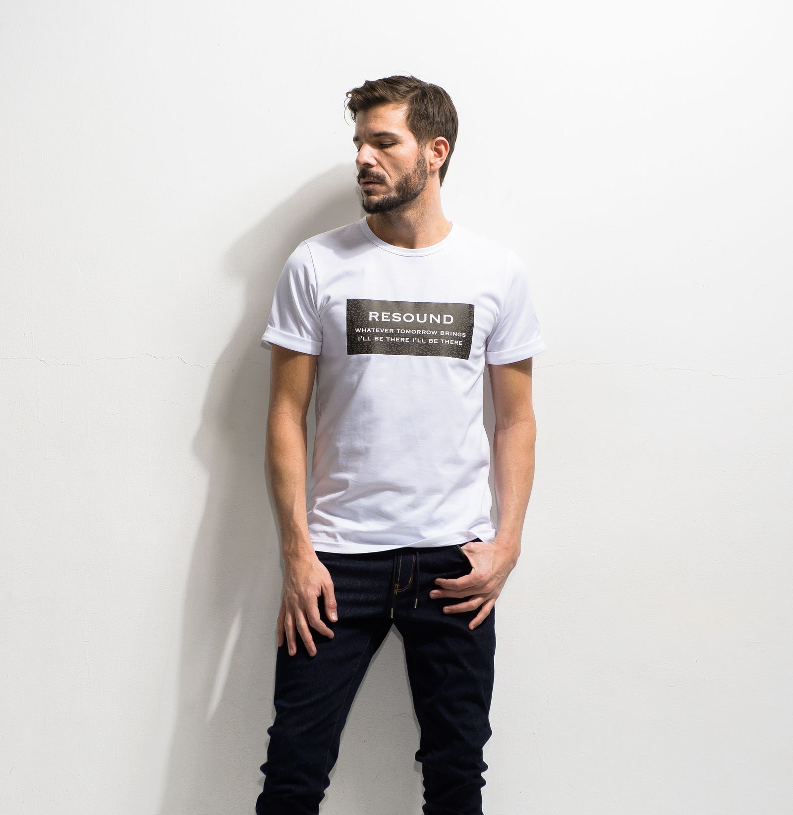【※期間限定販売※】 LEO BOX ROGO ROLL UP JERSEY TEE / RC20-T-004 / ボックスロゴTシャツ