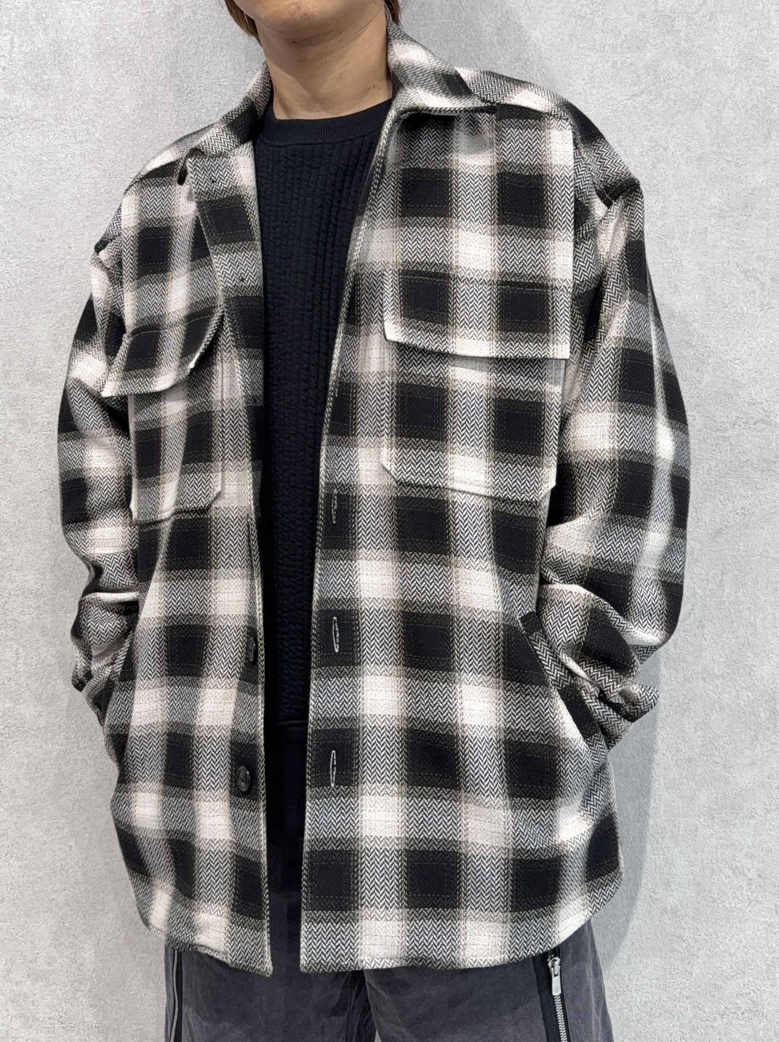 CPO SHIRTS JK / RC37-JK-004 / CPOチェックシャツジャケット / ブラックチェック