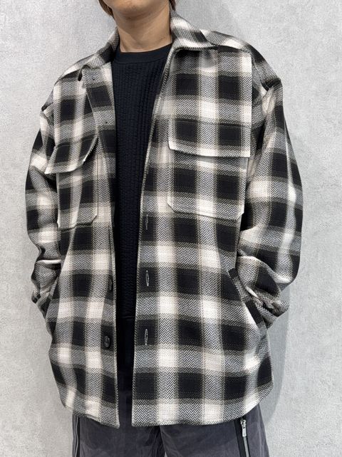 CPO SHIRTS JK / RC37-JK-004 / CPOチェックシャツジャケット / ブラックチェック