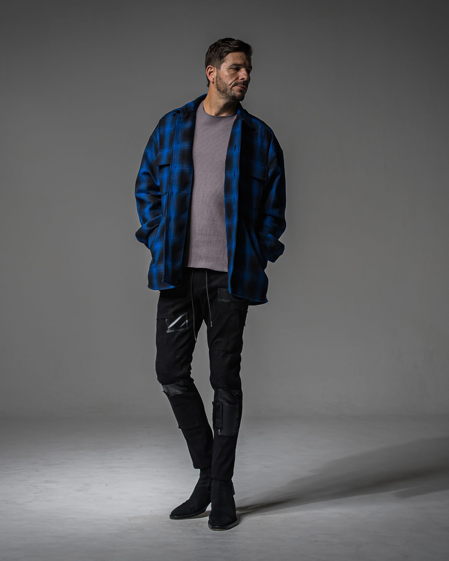 CPO SHIRTS JK / RC37-JK-004 / CPOチェックシャツジャケット / ブルーチェック (9月中旬入荷予定)