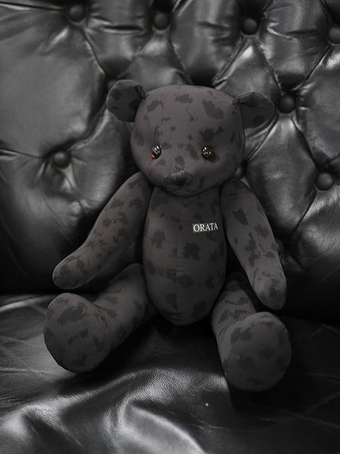 LEOPARD TEDDY BEAR(Mサイズ) / OR2-A-001 / テディベア / ブラックレオパード (6月中旬入荷予定)